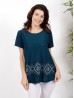 Rhinestone Short-Sleeved T-shirt Rhinestone Short-Sleeved T-shirt